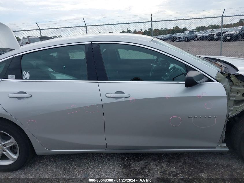 2020 CHEVROLET MALIBU LS - 1G1ZB5ST2LF137036