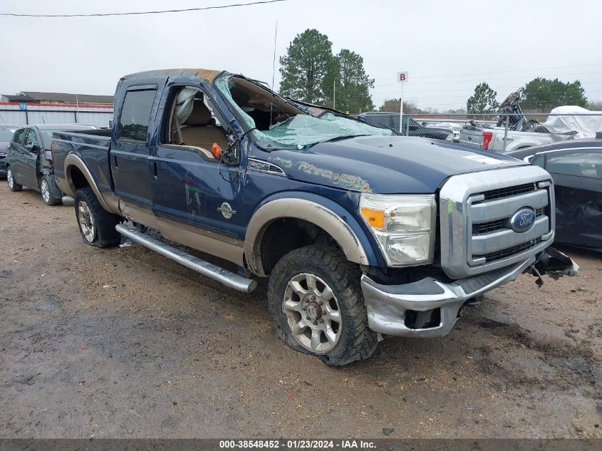 2013 FORD F-250 LARIAT - 1FT7W2BTXDEB55406