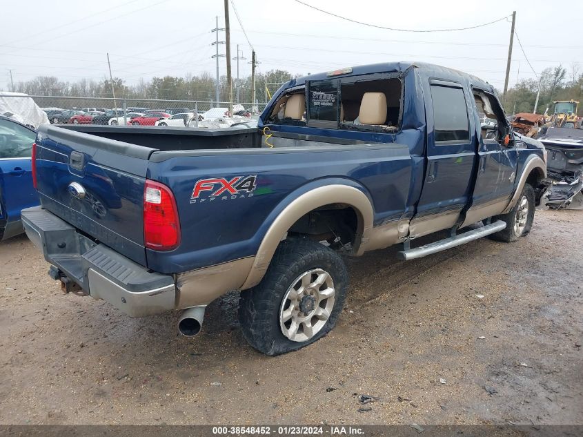 2013 FORD F-250 LARIAT - 1FT7W2BTXDEB55406