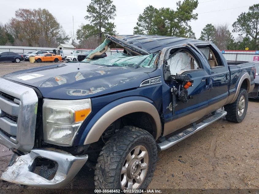 2013 FORD F-250 LARIAT - 1FT7W2BTXDEB55406