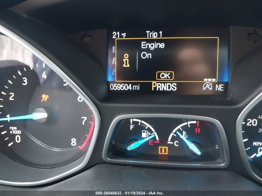 2017 FORD ESCAPE SE - 1FMCU9G97HUD67049