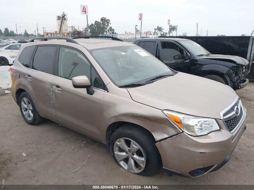 2016 SUBARU FORESTER 2.5I LIMITED - JF2SJARCXGH543636