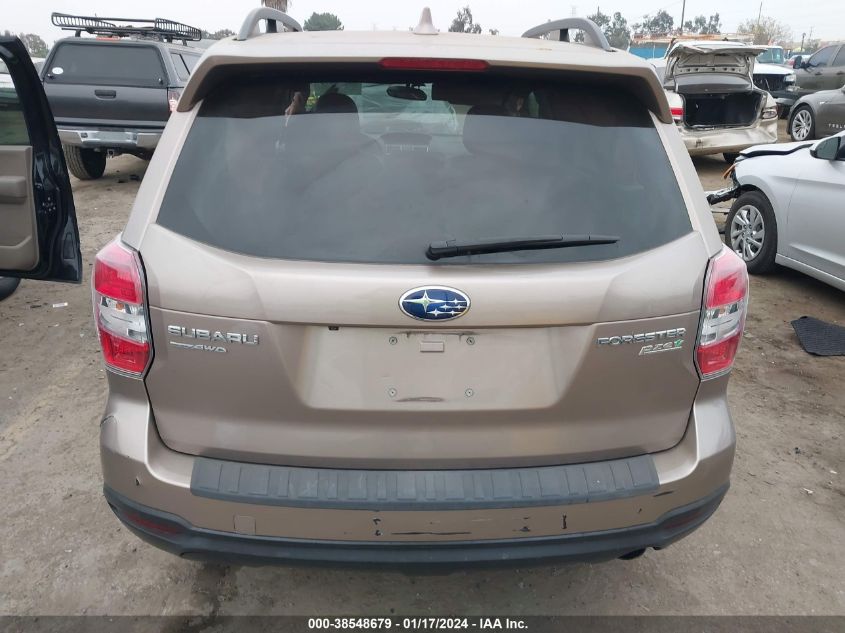 2016 SUBARU FORESTER 2.5I LIMITED - JF2SJARCXGH543636