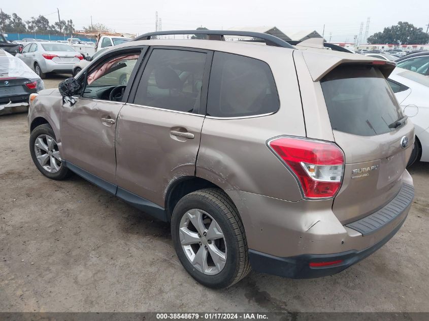 2016 SUBARU FORESTER 2.5I LIMITED - JF2SJARCXGH543636