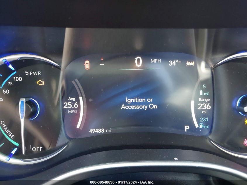 2021 CHRYSLER PACIFICA HYBRID TOURING L 2C4RC1L77MR585796