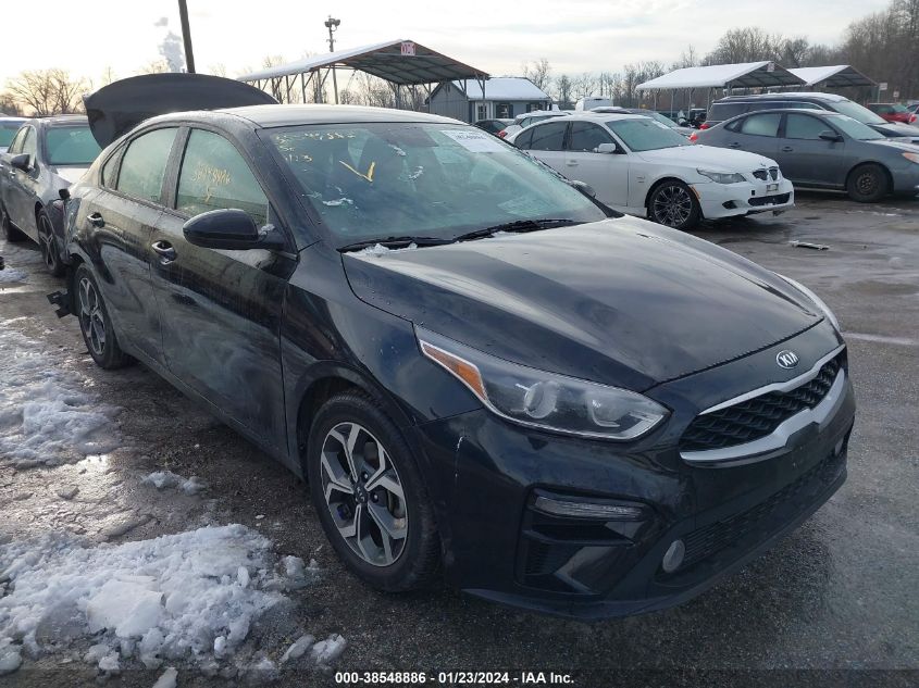 Lot #2536949133 2020 KIA FORTE LXS salvage car