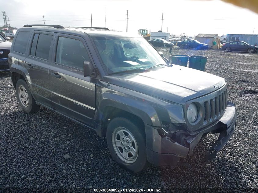 2017 JEEP PATRIOT SPORT FWD - 1C4NJPBA0HD136358