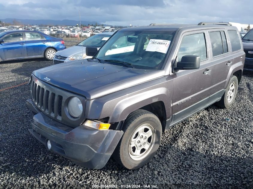 2017 JEEP PATRIOT SPORT FWD - 1C4NJPBA0HD136358