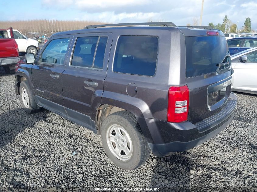2017 JEEP PATRIOT SPORT FWD - 1C4NJPBA0HD136358