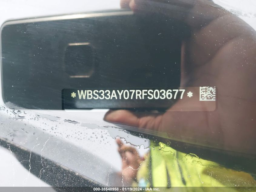 2024 BMW M3 COMPETITION - WBS33AY07RFS03677