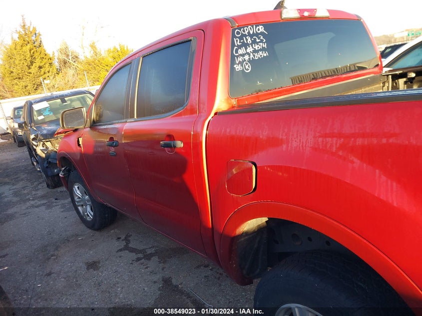 VIN 1FTER4FH2KLA24561 2019 FORD RANGER XL/XLT/LARIAT
