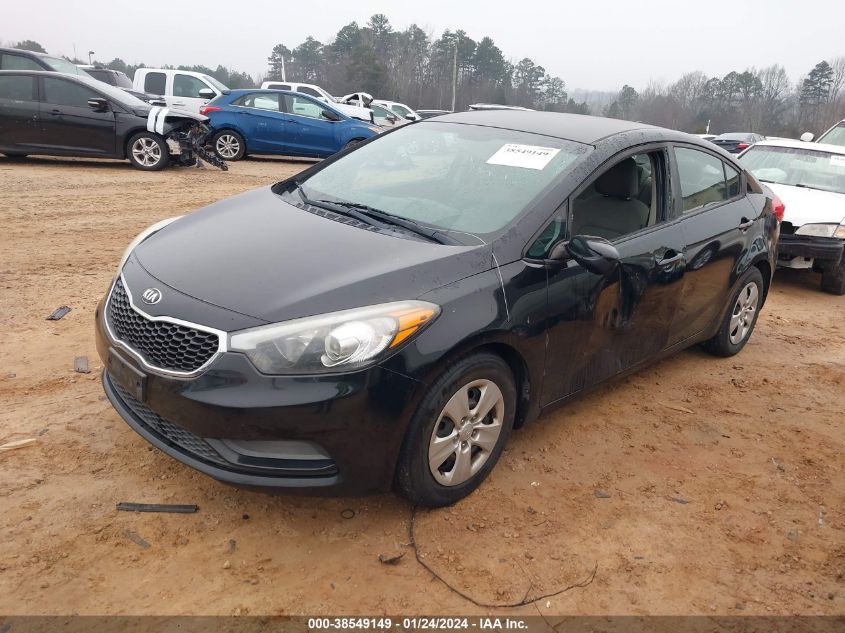 2015 KIA FORTE LX - KNAFK4A62F5376402