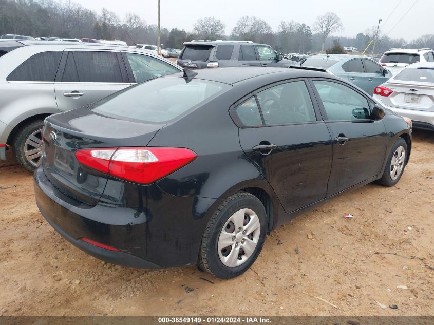 2015 KIA FORTE LX - KNAFK4A62F5376402