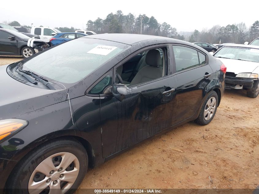 2015 KIA FORTE LX - KNAFK4A62F5376402