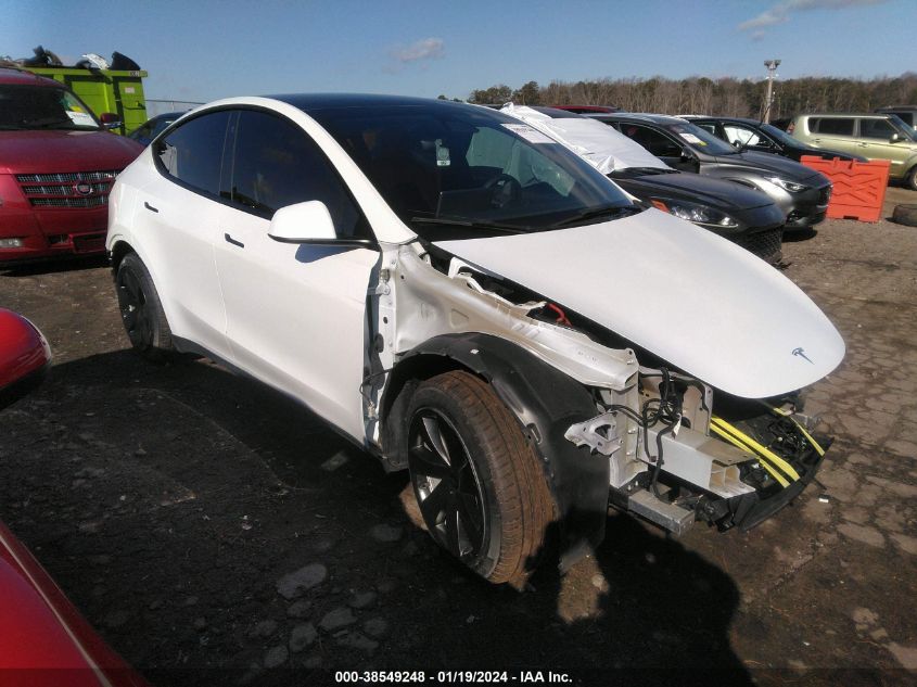 2021 TESLA MODEL Y LONG RANGE DUAL MOTOR ALL-WHEEL DRIVE - 5YJYGDEE3MF149617