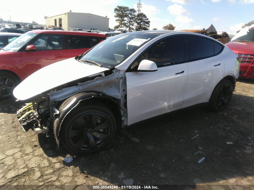 2021 TESLA MODEL Y LONG RANGE DUAL MOTOR ALL-WHEEL DRIVE - 5YJYGDEE3MF149617