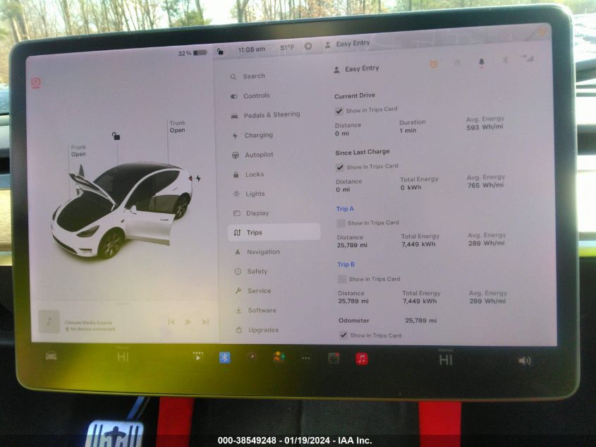 2021 TESLA MODEL Y LONG RANGE DUAL MOTOR ALL-WHEEL DRIVE - 5YJYGDEE3MF149617