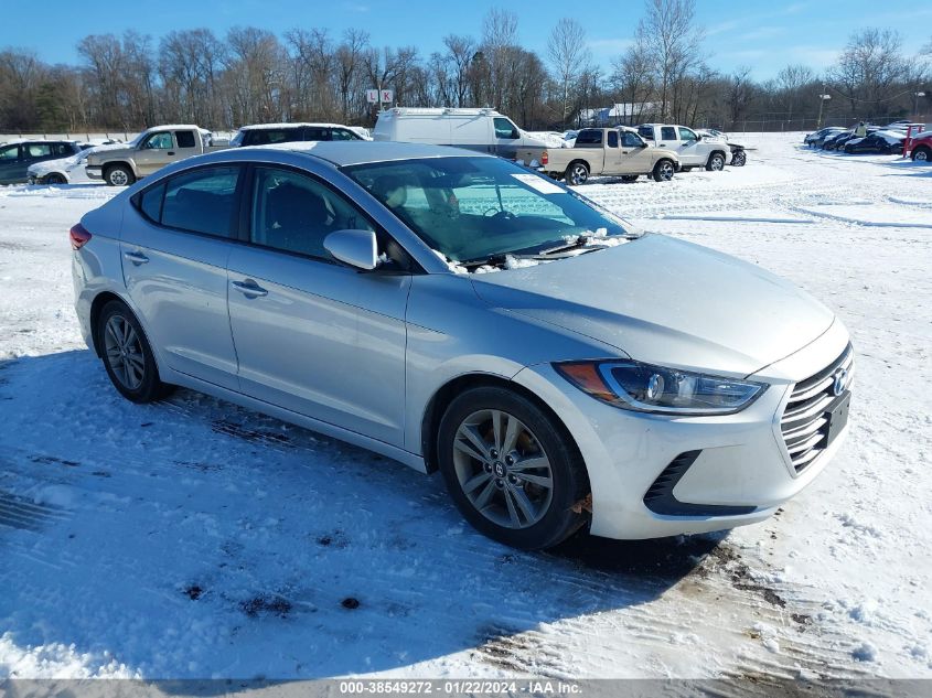 Lot #2525407085 2018 HYUNDAI ELANTRA SEL salvage car