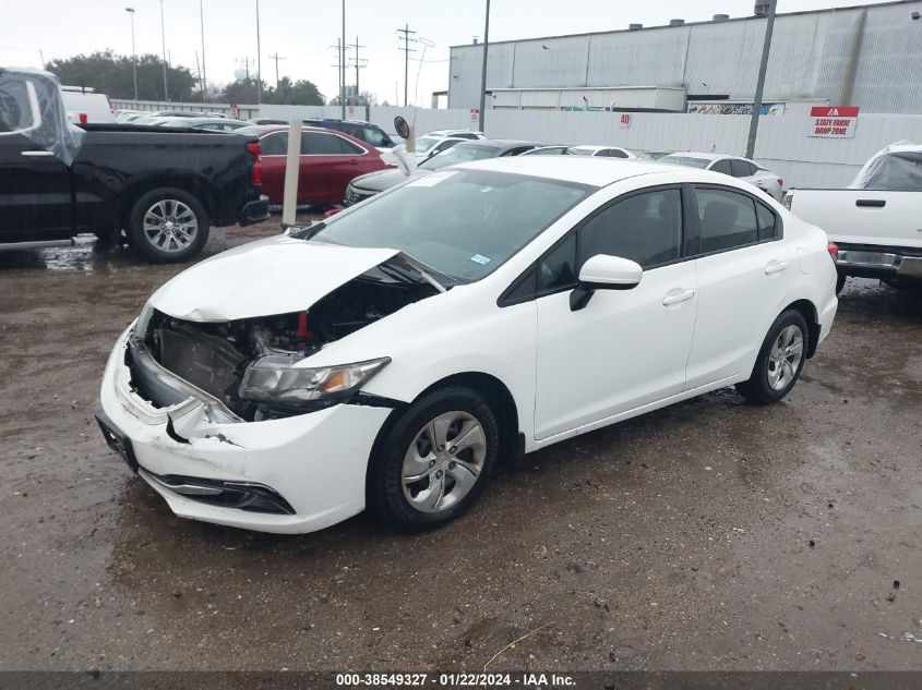 2015 HONDA CIVIC LX - 19XFB2F56FE034396