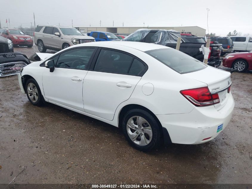 2015 HONDA CIVIC LX - 19XFB2F56FE034396