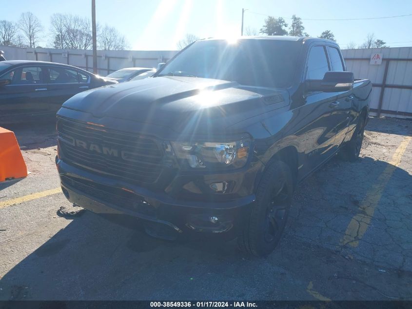 2021 RAM 1500 BIG HORN QUAD CAB 4X2 6'4 BOX - 1C6RREBT8MN544098