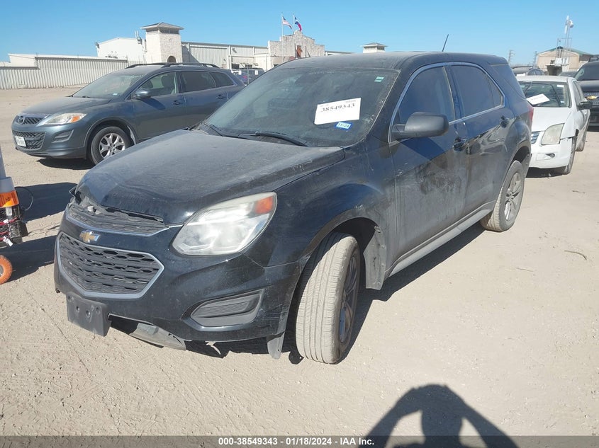 VIN 2GNALBEK3H1573628 2017 CHEVROLET EQUINOX LS