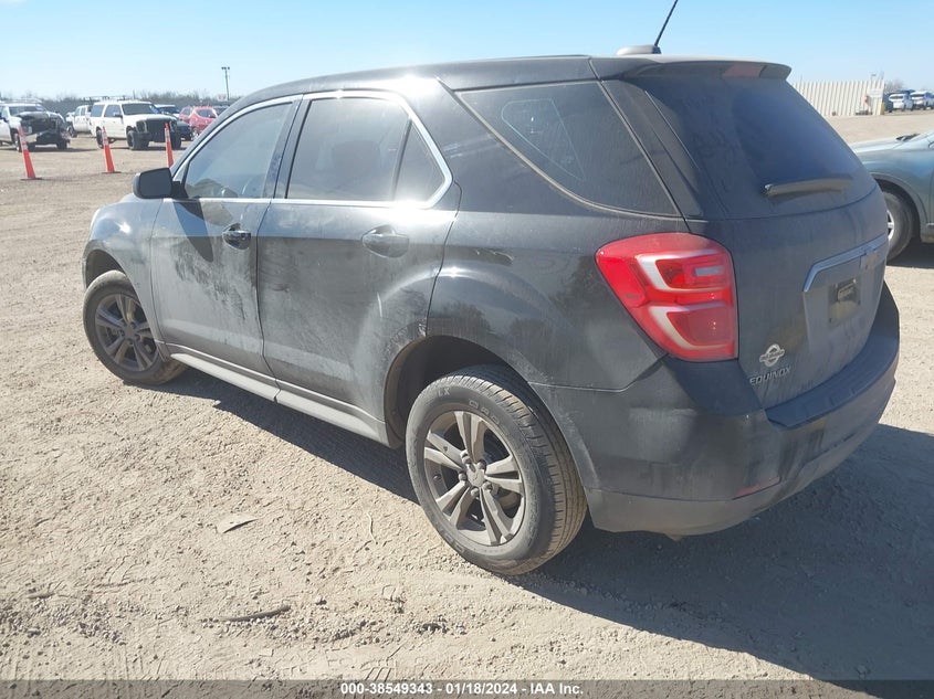 VIN 2GNALBEK3H1573628 2017 CHEVROLET EQUINOX LS