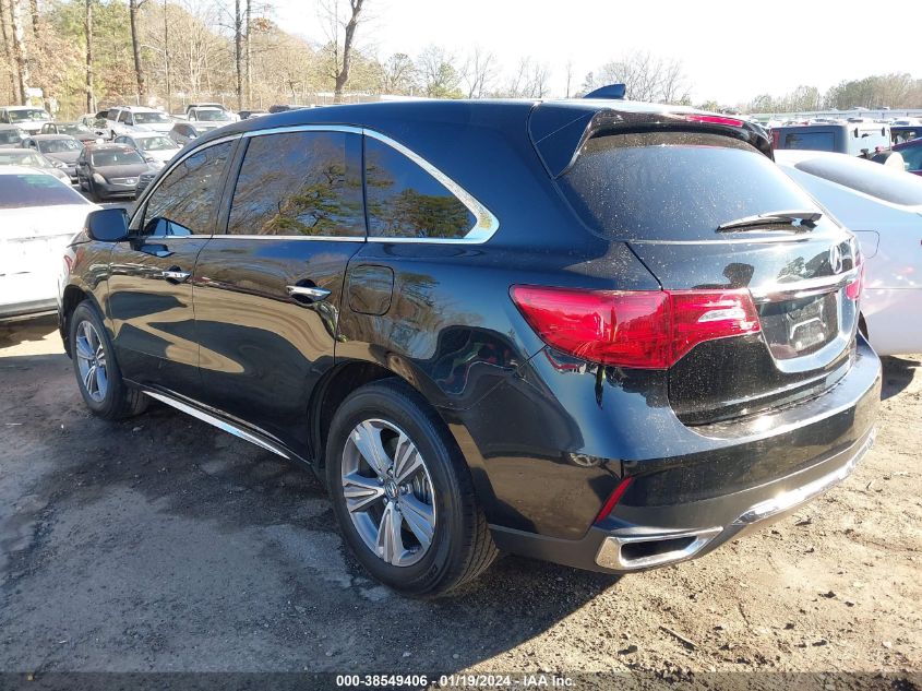 2020 ACURA MDX STANDARD - 5J8YD3H30LL006635