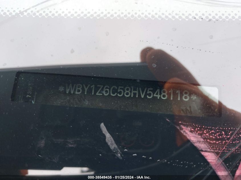2017 BMW I3 94 AH - WBY1Z6C58HV548118