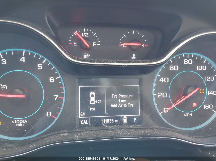 2017 CHEVROLET CRUZE LT - 3G1BE6SM6HS508807