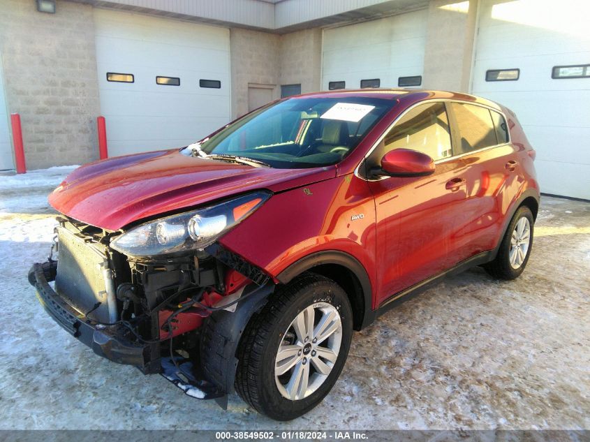 2017 KIA SPORTAGE LX - KNDPMCAC9H7064666