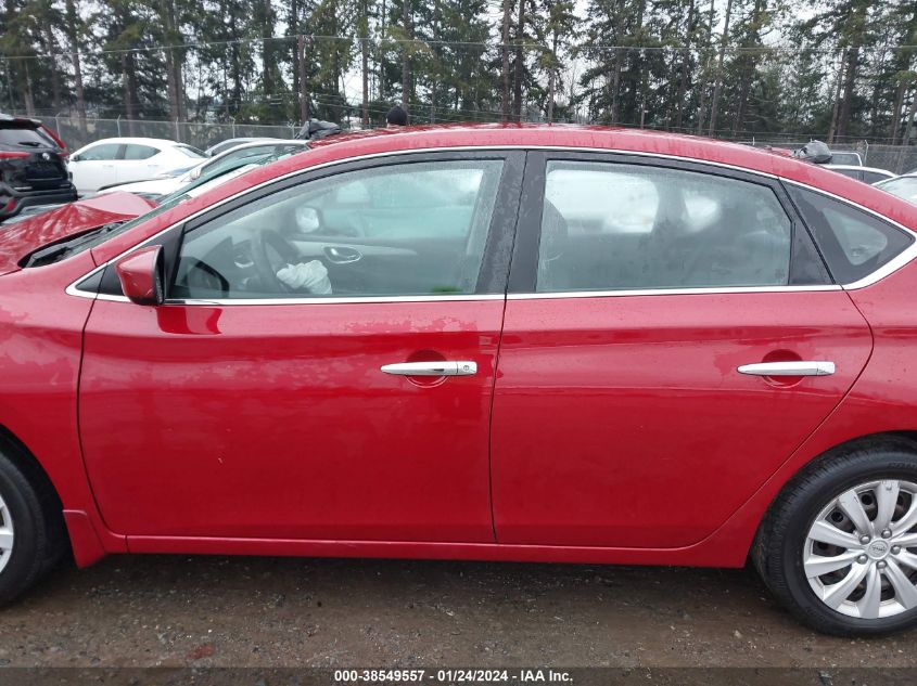 2014 NISSAN SENTRA FE+ S/FE+ SV/S/SL/SR/SV - 3N1AB7APXEL653001