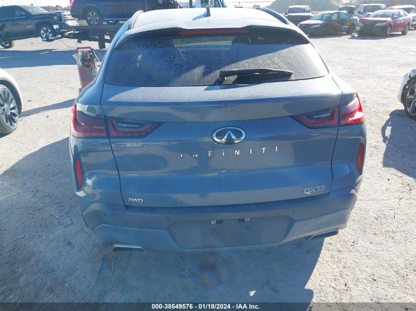2022 INFINITI QX55 ESSENTIAL AWD - 3PCAJ5K39NF100001