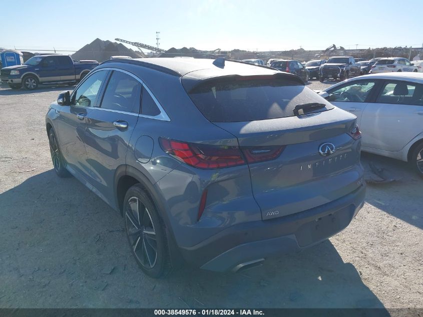 2022 INFINITI QX55 ESSENTIAL AWD - 3PCAJ5K39NF100001