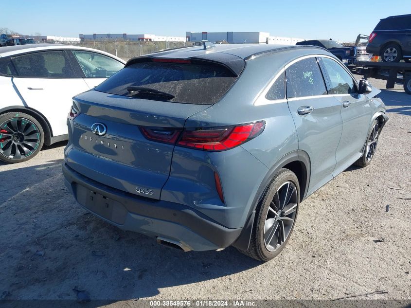 2022 INFINITI QX55 ESSENTIAL AWD - 3PCAJ5K39NF100001