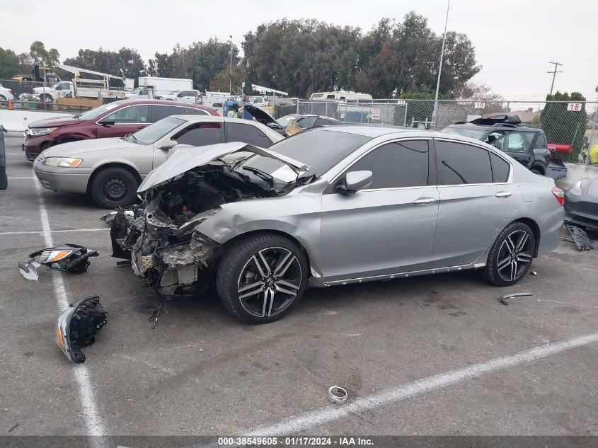 2016 HONDA ACCORD SPORT - 1HGCR2F54GA053209