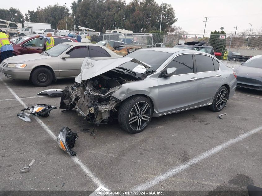 2016 HONDA ACCORD SPORT - 1HGCR2F54GA053209