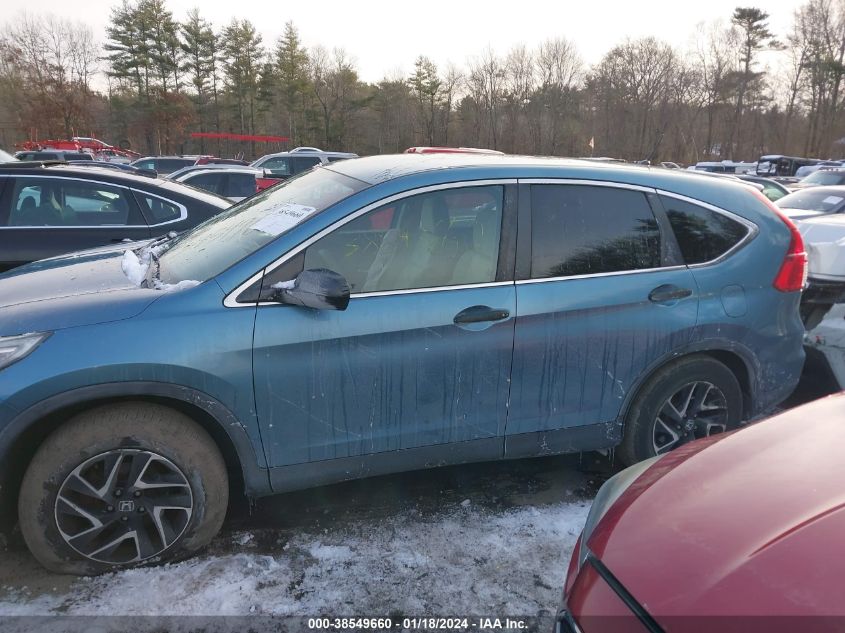 2016 HONDA CR-V SE - 5J6RM4H44GL036304