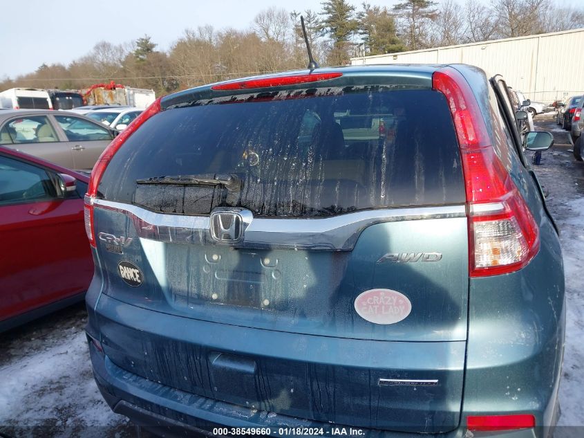 2016 HONDA CR-V SE - 5J6RM4H44GL036304