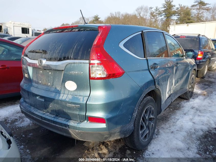 2016 HONDA CR-V SE - 5J6RM4H44GL036304
