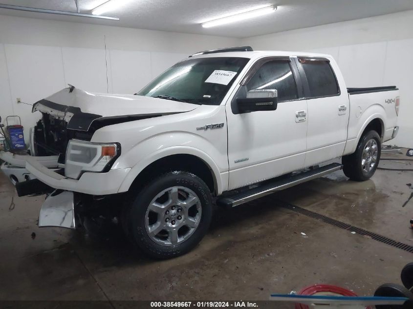 2014 FORD F-150 LARIAT - 1FTFW1ET2EFC20293