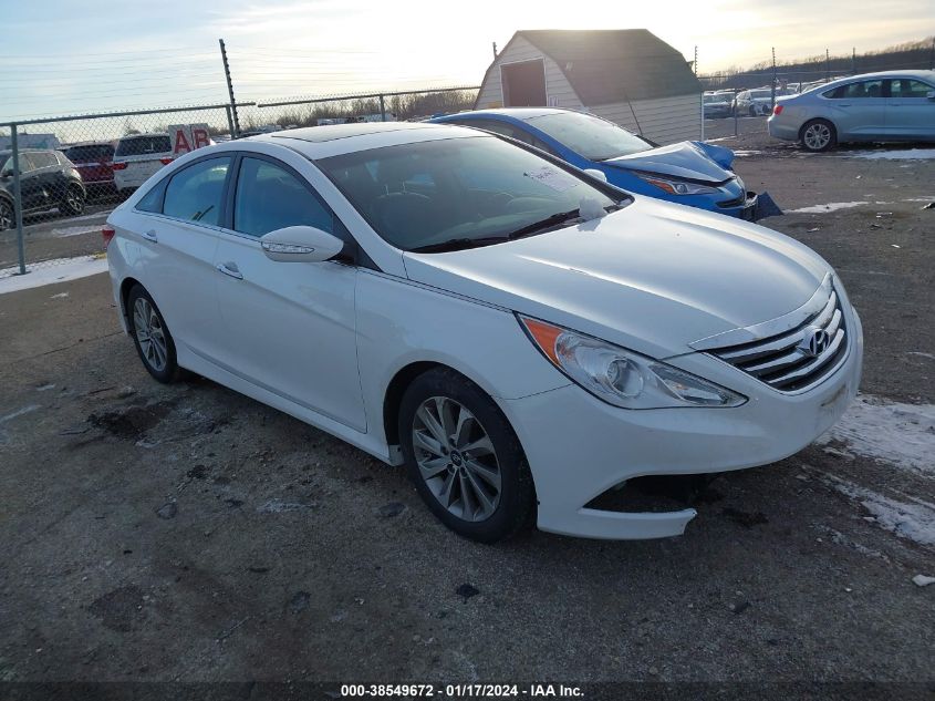 2014 HYUNDAI SONATA LIMITED - 5NPEC4AC1EH813578