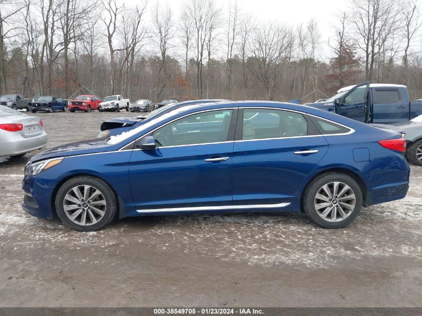 2017 HYUNDAI SONATA SPORT - 5NPE34AF2HH568207