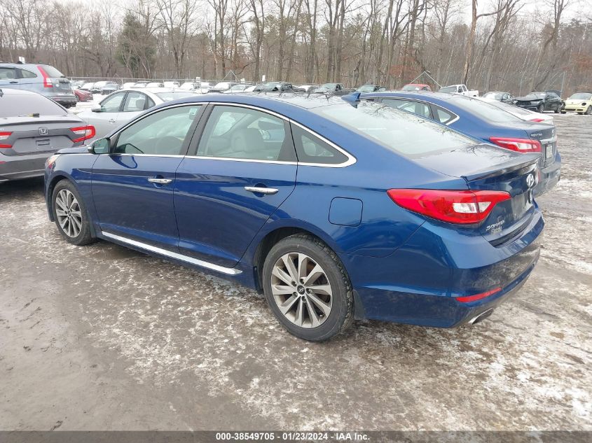 2017 HYUNDAI SONATA SPORT - 5NPE34AF2HH568207