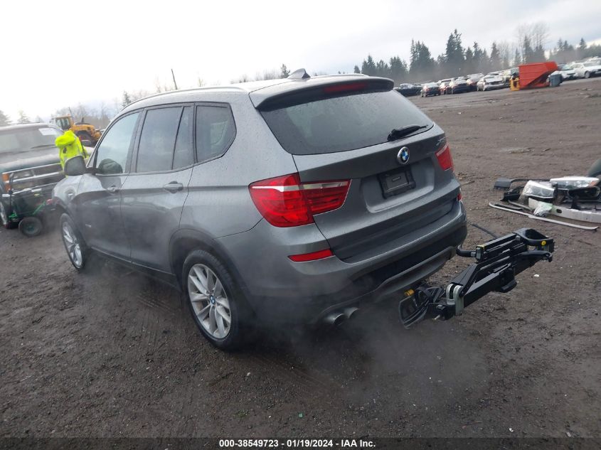 2016 BMW X3 XDRIVE28I - 5UXWX9C50G0D90661