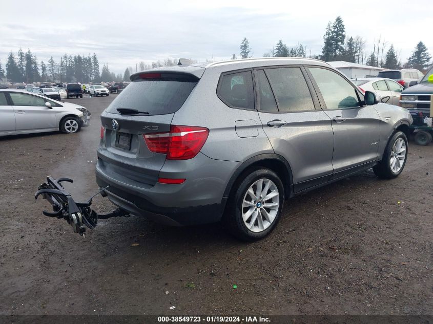 2016 BMW X3 XDRIVE28I - 5UXWX9C50G0D90661