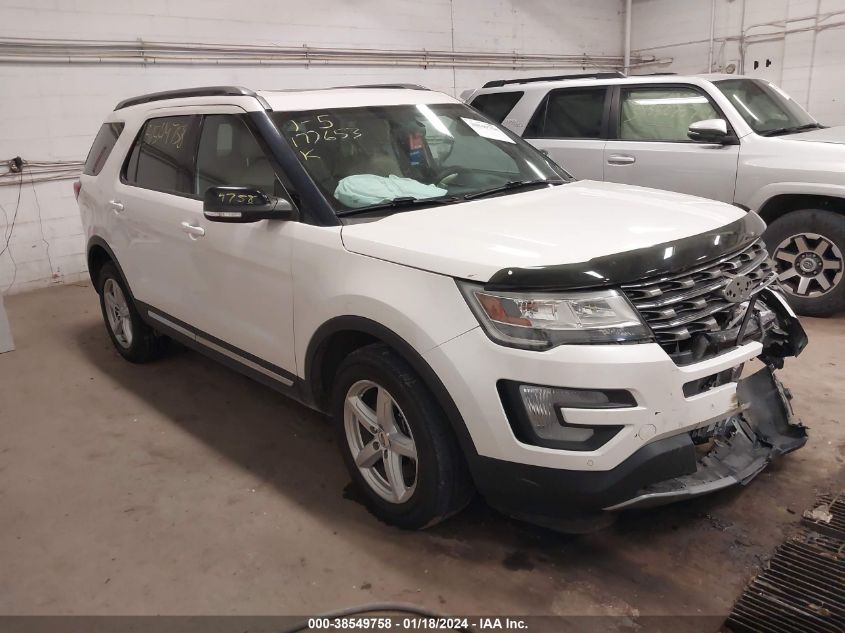 Lot #2530023603 2016 FORD EXPLORER XLT salvage car