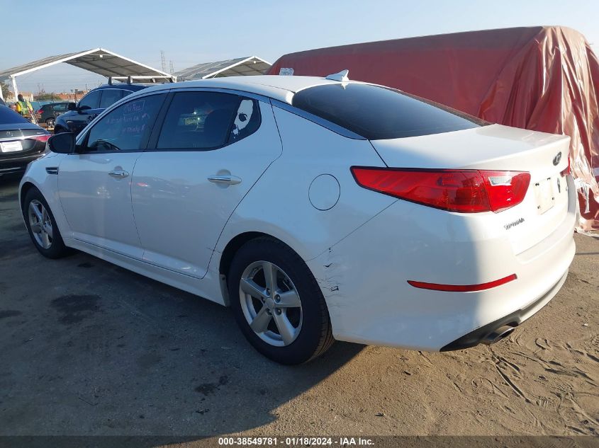 2015 KIA OPTIMA LX - KNAGM4A74F5665093