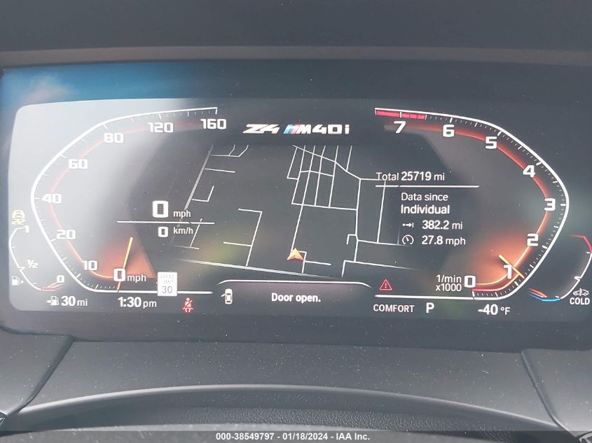 2020 BMW Z4 M40I - WBAHF9C06LWW50967