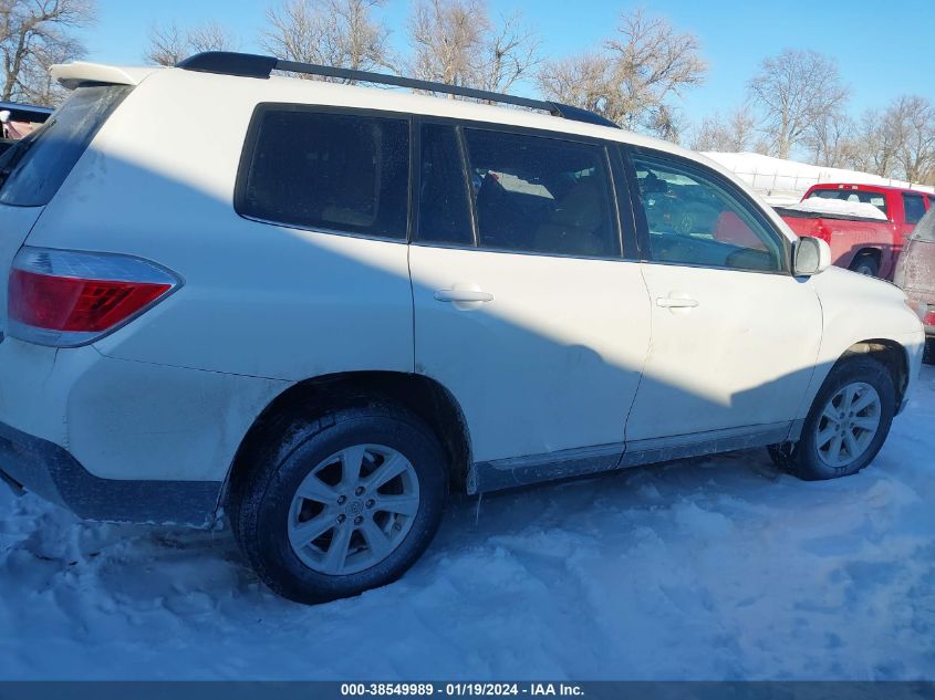 2013 TOYOTA HIGHLANDER SE V6 - 5TDBK3EH8DS177899